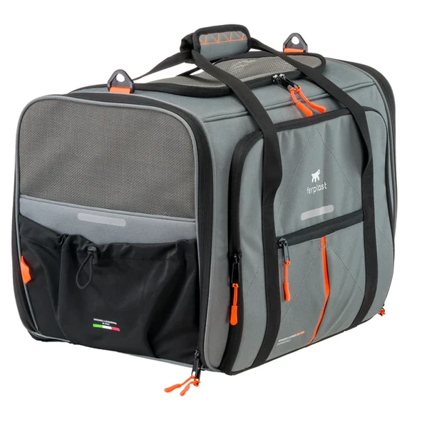 Ferplast Voyager Pro 450 Kumaş Taşıma Çantası-Gri ürün görseli 1