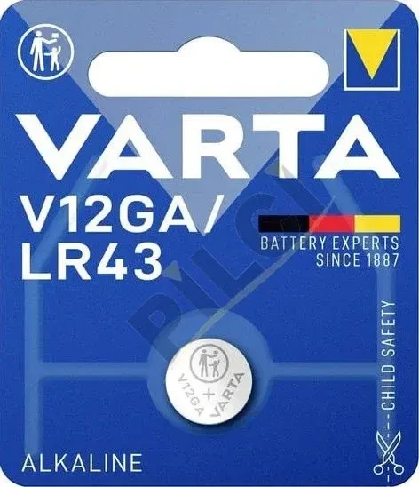 Varta V12GA/LR43 Alkalin Özel Pil ürün görseli 1
