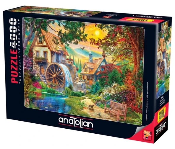 Anatolian 4000 Parça Su Değirmeni Puzzle - Resim 2