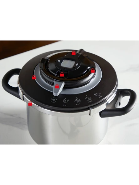Tefal Clipso+ Chef Düdüklü 6 lt Düdüklü Tencere - Resim 2
