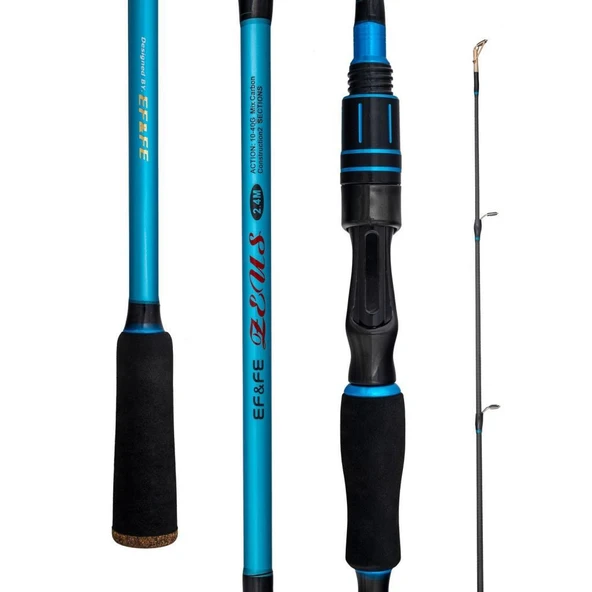 Effe Zeus 10-40 Gr 240 Cm  Spin Olta Kamışı - Resim 2