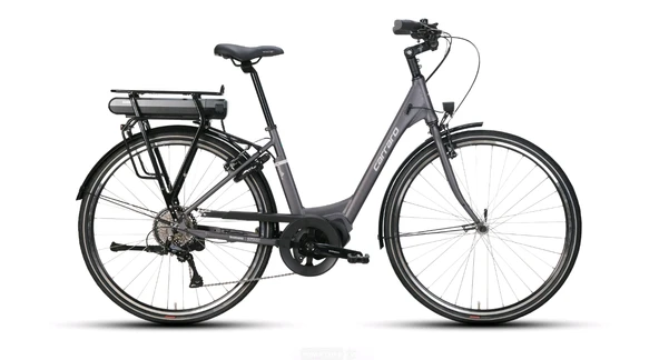 Carraro E-Power Ltd 28 Jant Elektrikli Şehir Bisikleti 45cm (Mat Antrasit-Gümüş) ürün görseli 1