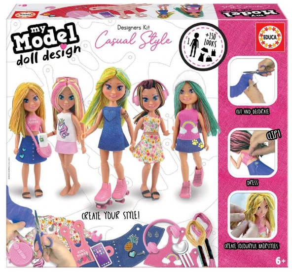 My Model Günlük Stil Kız Çocuk Bebek Tasarım Seti ürün görseli 1