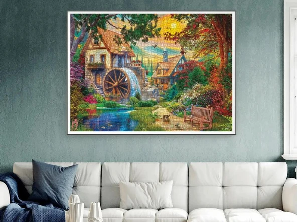 Anatolian 4000 Parça Su Değirmeni Puzzle - Resim 3