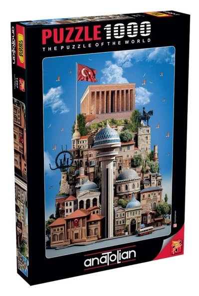 Anatolian 1000 Parça Ankara Puzzle - Resim 2
