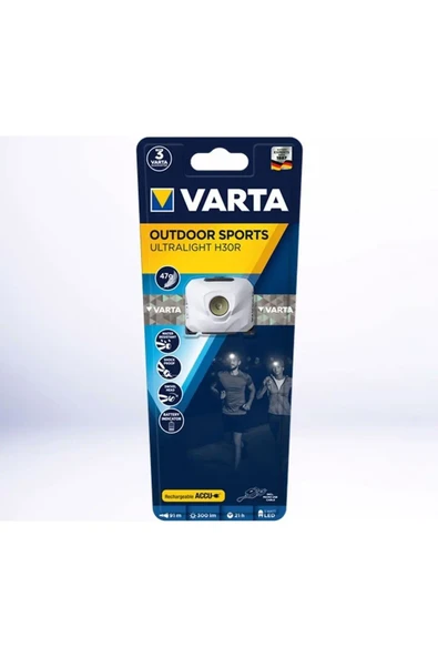 Varta Sava-18631 Kafa Lambası Beyaz Şarjlı ürün görseli 1