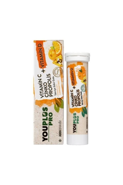 Youplus C Vitamini D Vitamini Çinko Propolis Efervesan 15 Tablet ürün görseli 1