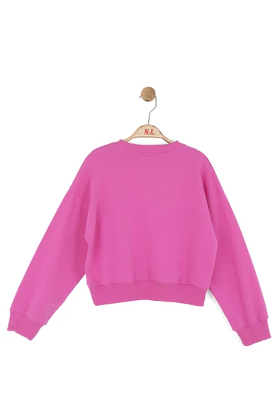 Kız Çocuk Barberry Sweat NK-31377 - Resim 3