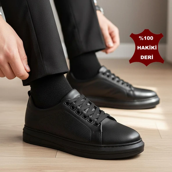 271 Tam Ortopedik Taban Hakiki Deri Günlük Erkek Ayakkabı Casual Erkek Ayakkabı Sneakers ürün görseli 1