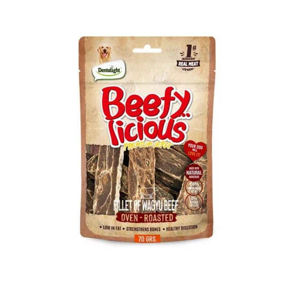 Dentalight Beefy Wagyu Sığır Etli Köpek Ödül Maması 70 Gr ürün görseli 1