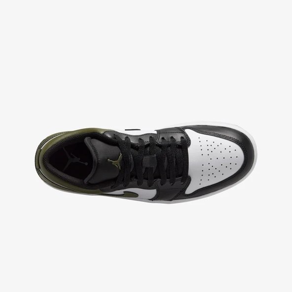 Nike Air Jordan 1 Low Black Toe Medium Olive - Resim 6