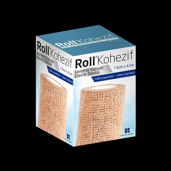 ROLL KOHEZİF BANDAJ 7.6 cm X 4.5 m ürün görseli 1