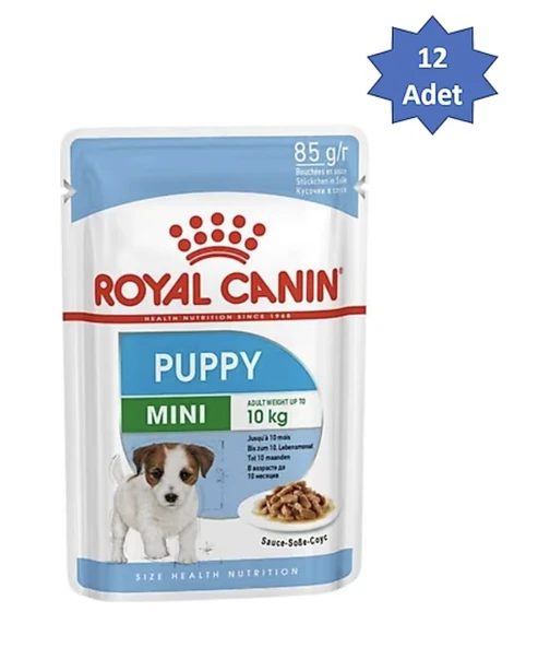 Royal Canin Mini Puppy 85 gr 12'li Küçük Irk Yavru Köpek Yaş Maması ürün görseli 1