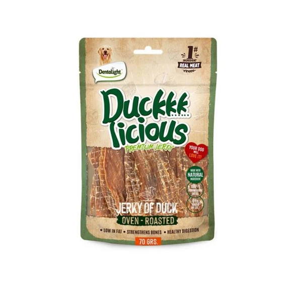 Dentalight Duck Jerky Ördek Etli Köpek Ödül Maması 70 Gr ürün görseli 1