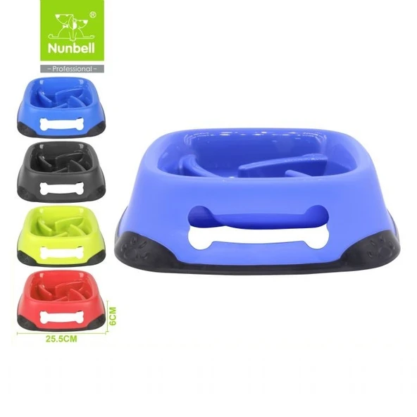 Nunbell Yavaş Yeme Mama Kabı 24cm 6cm Yükseklik ürün görseli 1