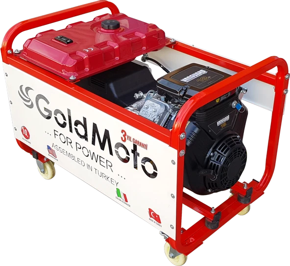 GoldMoto GM12BJBS Benzinli Jeneratör 11.8kVA Monofaze Marşlı ürün görseli 1
