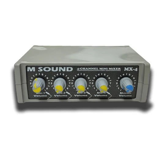 AES MSOUND Mx-4 4 Kanal Mini Mikser ürün görseli 1