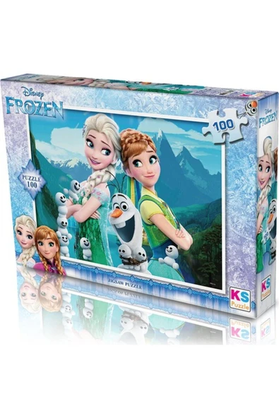 Ks Games Puzzle 100 Parça Frozen 714-1 ürün görseli 1