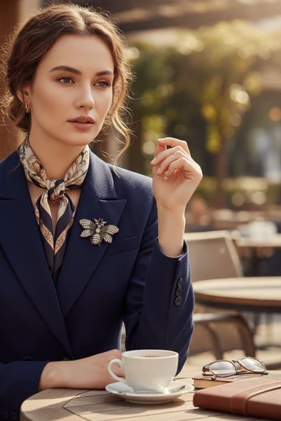 Kristal Taşlı Arı Broş - Resim 9