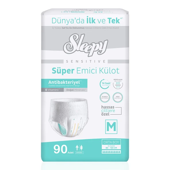Sleepy Süper Emici Külot M-Medium Beden 90 Adet ürün görseli 1