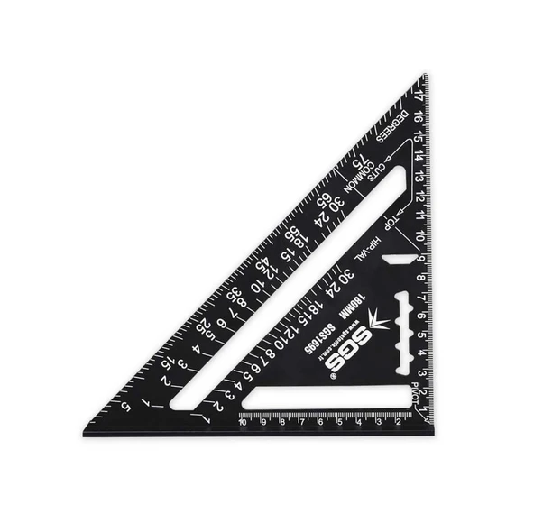 Sgs SGS1695 Alüminyum Üçgen Gönye180mm ürün görseli 1