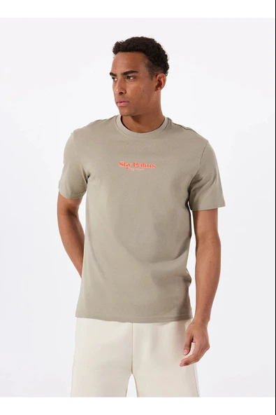Only   ONSFARUK REG SS TEE CS Erkek Laurel Oak T-Shirt - 22035585 ürün görseli 1