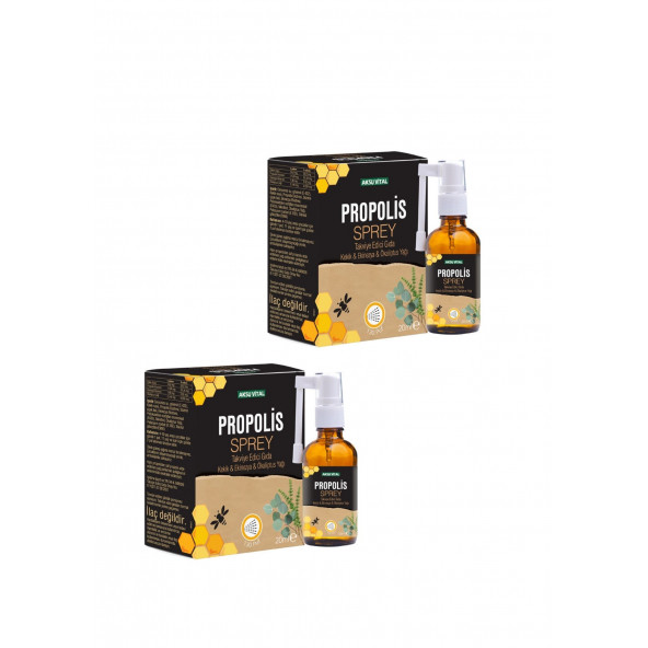 Aksu vital Propolisli Boğaz Spreyi 20ml x 2 pieces ürün görseli 1