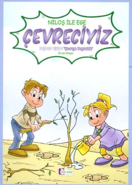 Niloş İle Ege - Çevreciyiz 35*50 Kuşe Kağıt -Renkli Hikaye ürün görseli 1