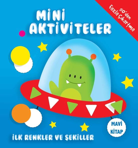 Mini Aktiviteler - İlk Renkler ve Şekiller (Mavi Kitap) ürün görseli 1