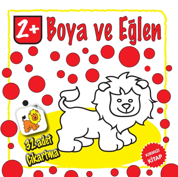 Boya ve Eğlen Kırmızı Kitap ürün görseli 1
