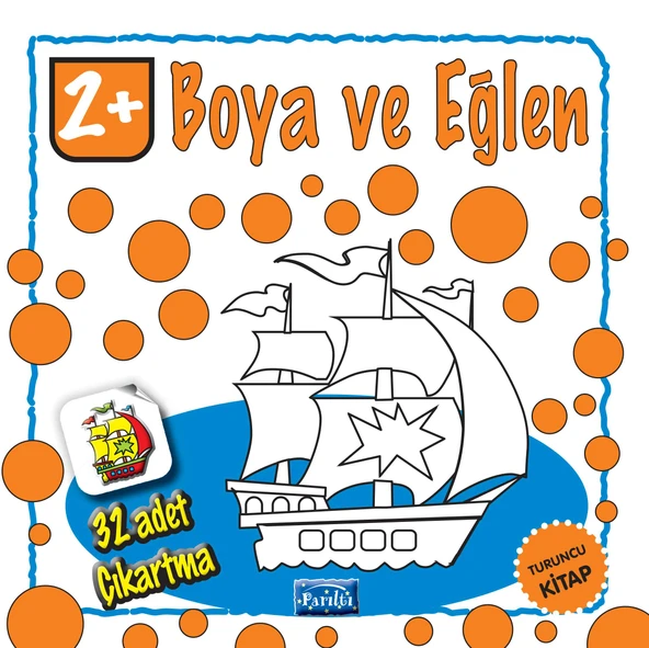 Boya ve Eğlen Turuncu Kitap ürün görseli 1