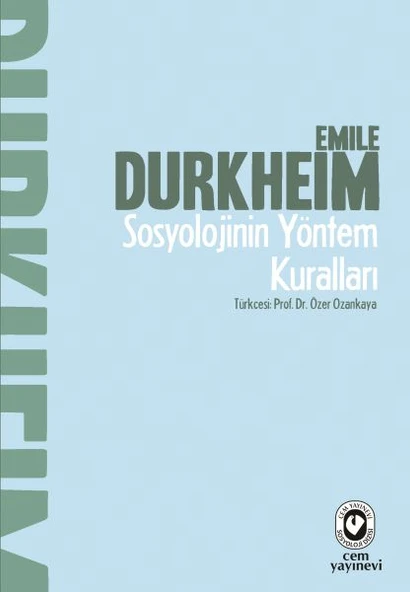 Sosyolojinin Yöntem Kuralları ürün görseli 1