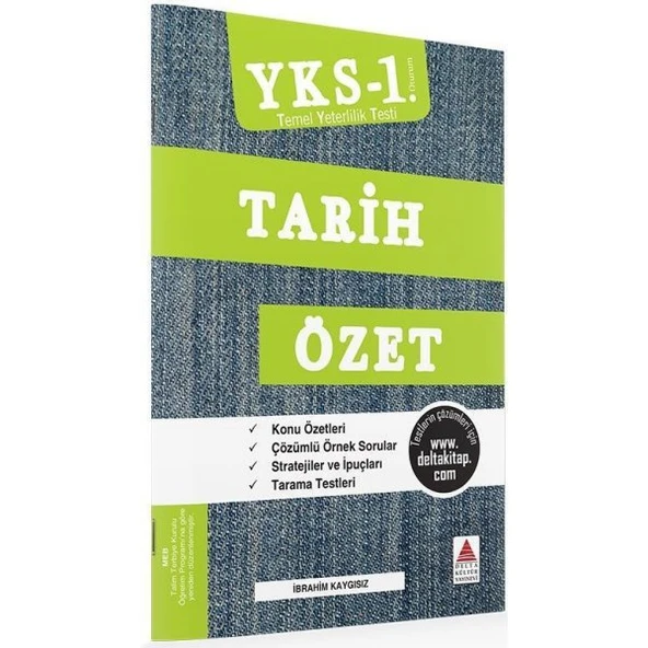 Delta Kültür YKS 1. Oturum Tarih Özet (TYT) ürün görseli 1