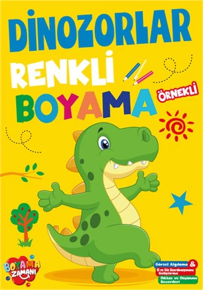 Renkli Boyama Dinozorlar ürün görseli 1