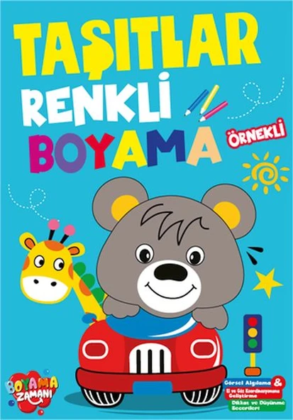 Renkli Boyama Taşıtlar ürün görseli 1