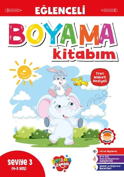 Eğlenceli Boyama – Seviye 3 (4-5 Yaş) ürün görseli 1