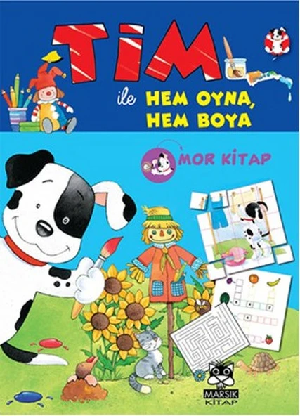Tim ile  Hem Oyna Hem Boya (Mor Kitap) ürün görseli 1