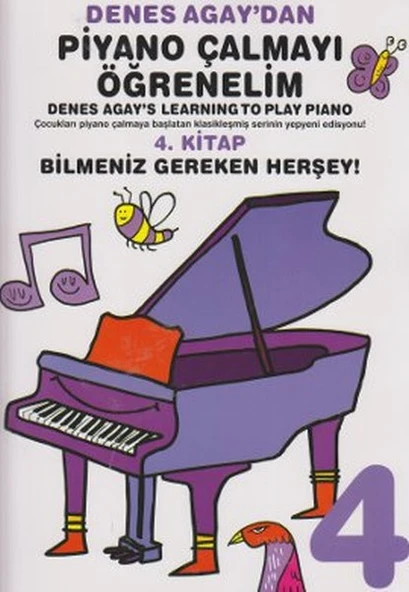 Denes Agay'dan Piyano Çalmayı Öğrenelim 4. Kitap Bilmeniz Gereken Herşey! ürün görseli 1