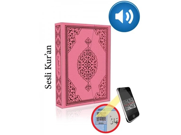 Kuranı Kerim Bilgisayar Hatlı Pembe Renk Hafız Boy ürün görseli 1
