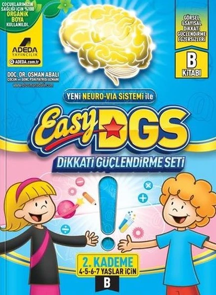 EASY Dikkati Güçlendirme Seti 4-7 yaş B Kitapçığı ürün görseli 1