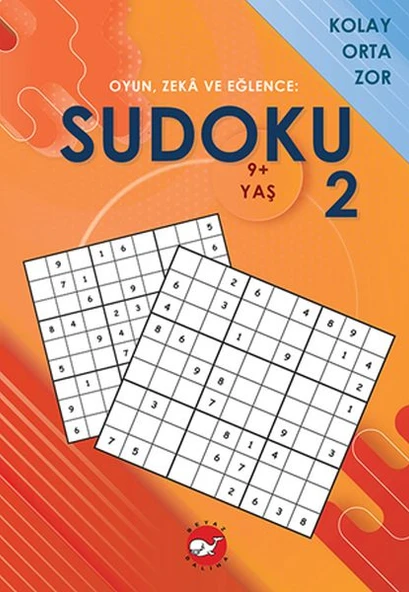 Oyun, Zeka ve Eğlence: Sudoku 2 Kolay, Orta, Zor (9+ Yaş) ürün görseli 1