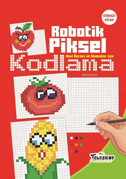 Robotik Piksel Kodlama Kırmızı Kitap ürün görseli 1