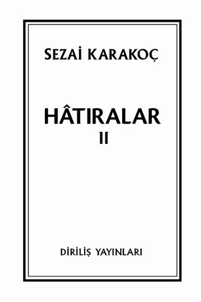 Hatıralar II ürün görseli 1