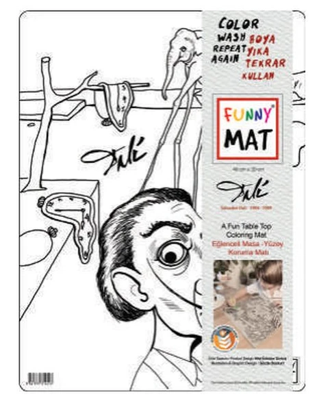 Funny Mat - Salvador Dalı 30 X 40 Cm ürün görseli 1