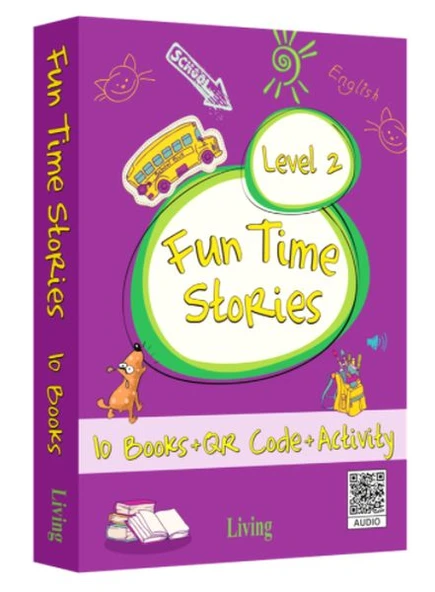 Living Level 2 Fun Times Stories 10'lu Hikaye Seti ürün görseli 1