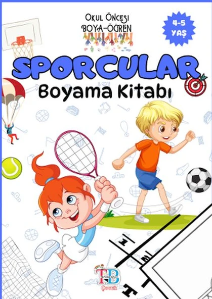 Sporcular Boyama Kitabı ürün görseli 1