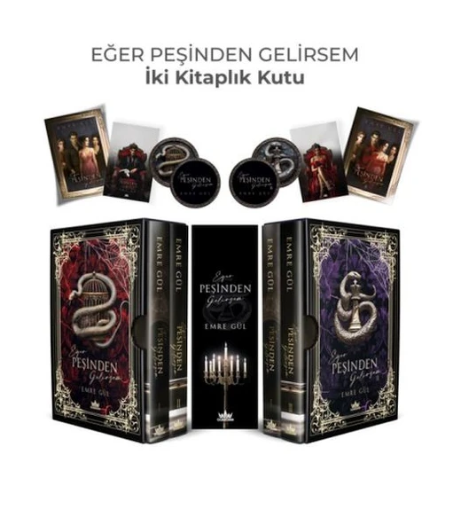 Eğer Peşinden Gelirsem Serisi - İki Kitaplık Kutu (Ciltli) ürün görseli 1