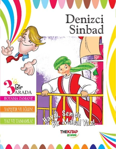 Denizci Sinbad (Üçü Bir Arada Etkinlik Kitabı) ürün görseli 1