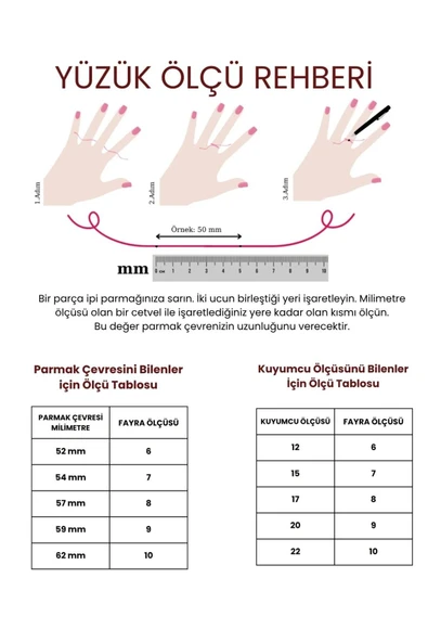 Zirkon Taşlı Baget Yüzük - Resim 4