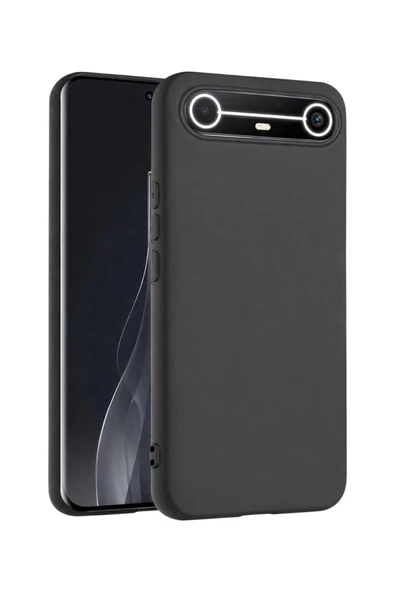Tecno Spark Slim 5G Premium Siyah Silikon Kılıf ürün görseli 1